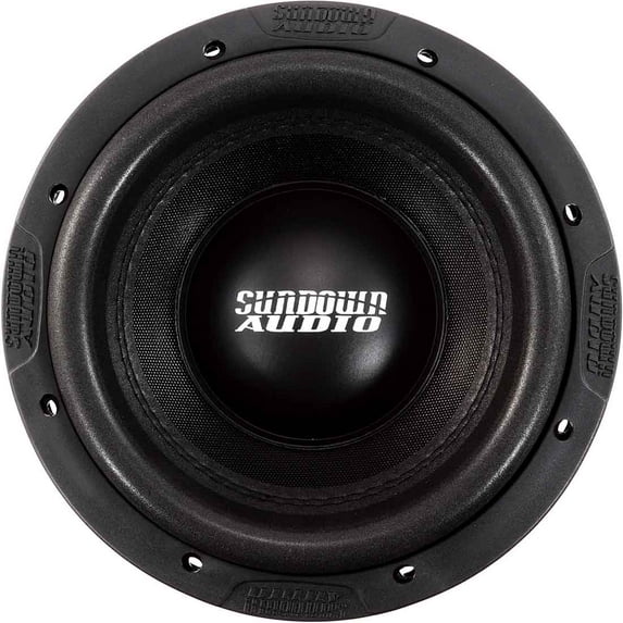 Sundown Audio X8 V4 D4 8" 1250W RMS Dual 4-Ohm Voice Coil DVC Car Subwoofer