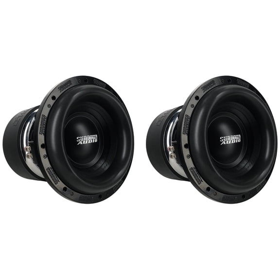 Sundown Audio ZV6-15 D1 15 Inch 3250W RMS DVC 1 Ohm Car Subwoofers, Ultra Excursion, Ported Box Bass, 2-piece