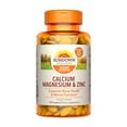 thumbnail image 1 of Sundown Calcium Magnesium Zinc, For Immune Support, Supports Bone And Nerve Health, 100 Caplets, 1 of 8