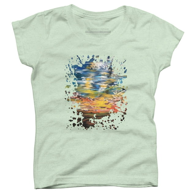 Sundown Girls Mint Green Graphic Tee - Design By Humans XL