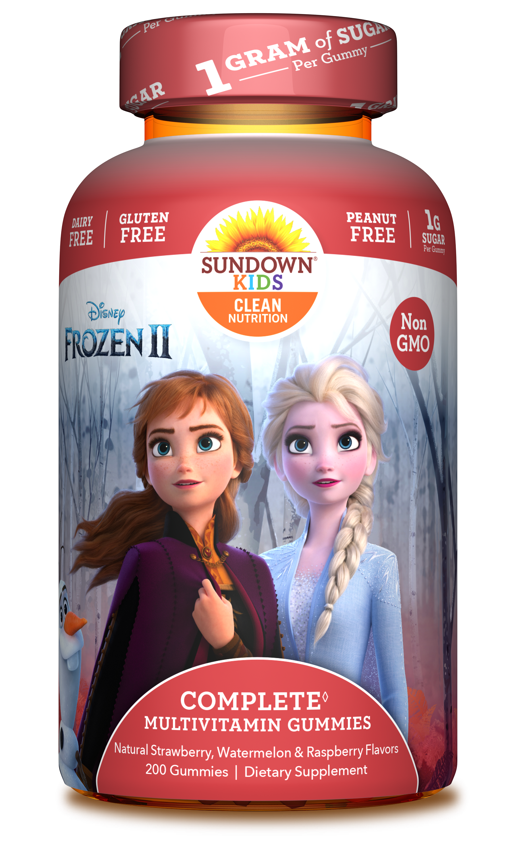 Sundown Kids Multivitamins, Frozen 2, Multi-Flavored Gummy Vitamins, 200 Ct - image 1 of 10