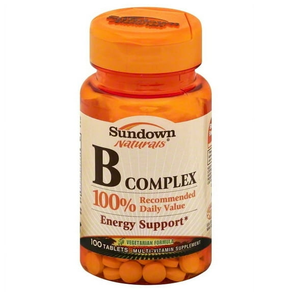 Sundown Naturals B Complex Tablets - 100 CT