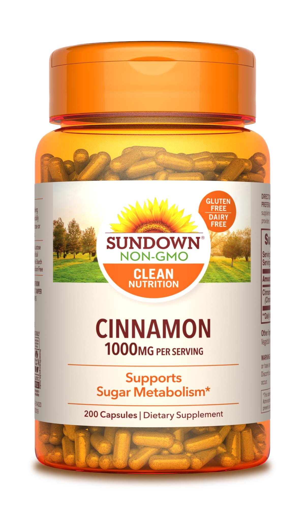 Sundown Naturals® Cinnamon 1000 mg, 200 Capsules