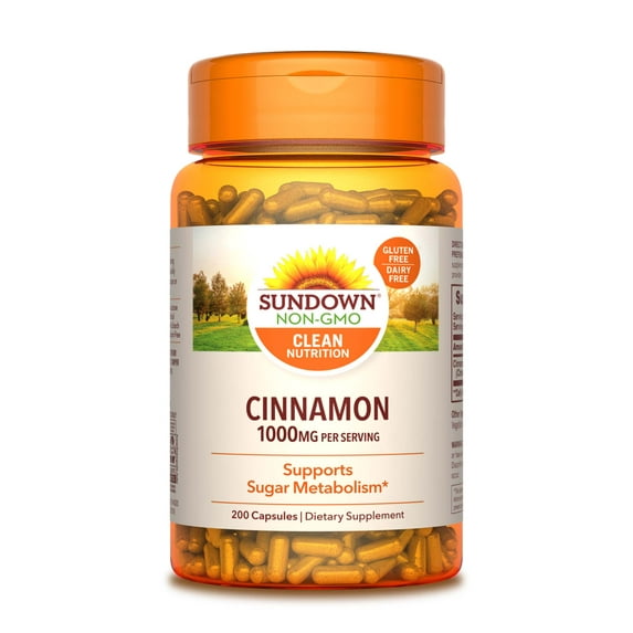Sundown Naturals® Cinnamon 1000 mg, 200 Capsules