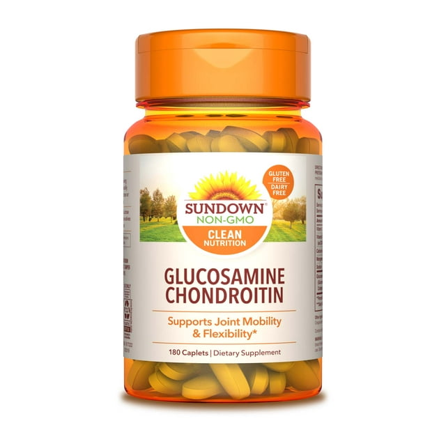 Sundown Naturals Glucosamine Supplements, Caplets, 180 Count