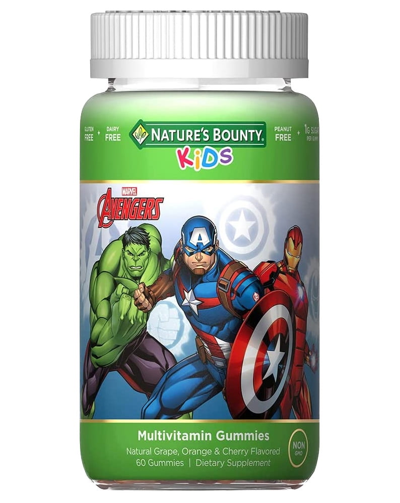 Sundown Naturals Kids Marvel Multivitamin Gummies, Immune Support ...