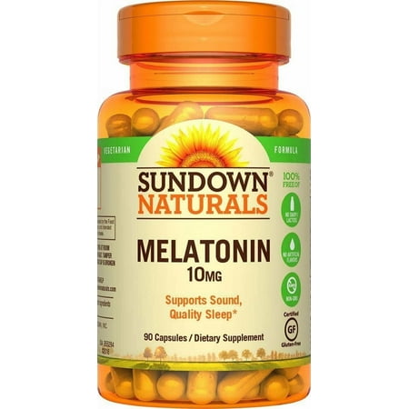 Sundown Naturals Melatonin 10mg Maximum Strength Sleep Aid 90 ct, 3-Pack