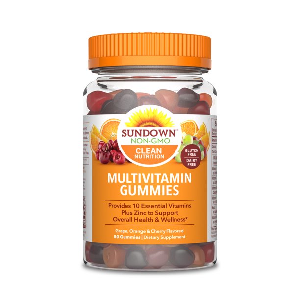 Sundown Adult Multivitamin Gummies with Vitamin C, D3 and Zinc for