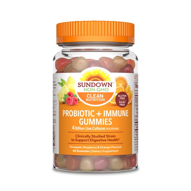Sundown Naturals Probiotic Supplements, Gummies, 60 Count