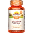 thumbnail image 1 of Sundown Naturals Vitamin D3 2000 IU 350 Softgels (1 Bottle), 1 of 2