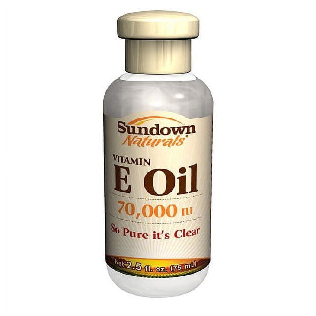 Sundown Pure Vitamin E Oil, 70,000 Iu For Skin 2.5 Oz, 3 Pack