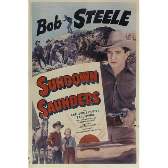 Sundown Saunders Movie Poster Print (27 x 40)