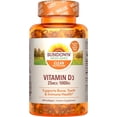 thumbnail image 1 of Sundown Vitamin D3 1000 IU, Supports Bone, Teeth, and Immune Health, 400 Softgels, 1 of 5