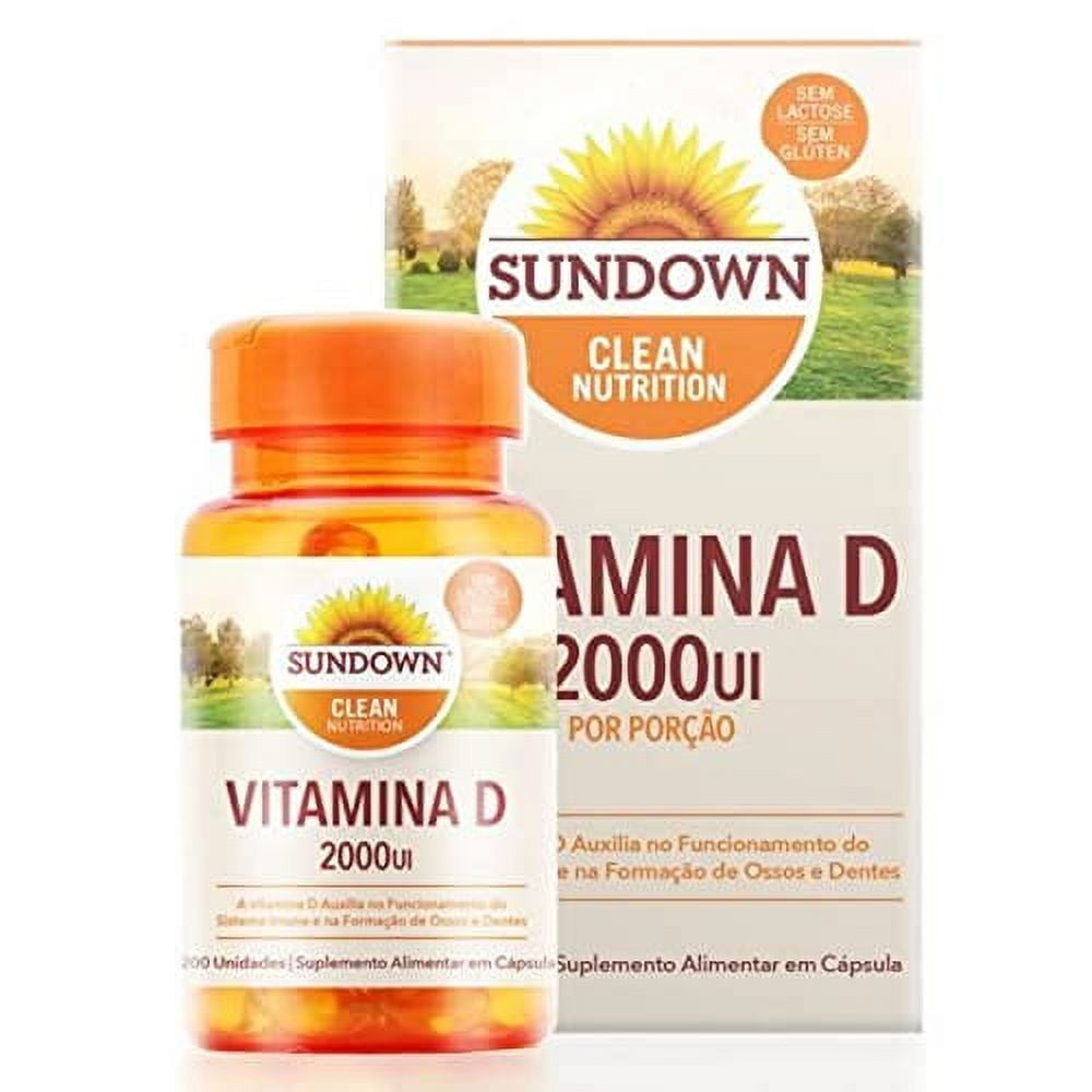 Sundown Vitamin D3 for Immune Support, NonGMO, Dairy & GlutenFree, No