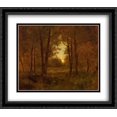 thumbnail image 1 of Sundown near Montclair 2x Matted 32x28 Large Black Ornate Framed Art Print by Inness, George, 1 of 2