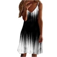 thumbnail image 1 of Sundresses for Women Casual Summer - Beach Dresses for Women Casual Summer Sleeveless Knee Length A Line Dress V Neck Cami Floral Vacation Tunic Dress, 1 of 4