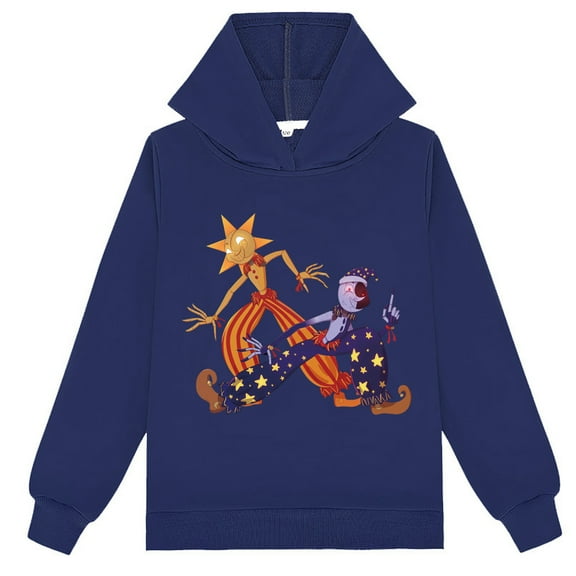 Sundrop and Moondrop Kids Spring Autumn Pullover Hoodies Long Sleeve Sweatshirt Tops for Children's Clothings