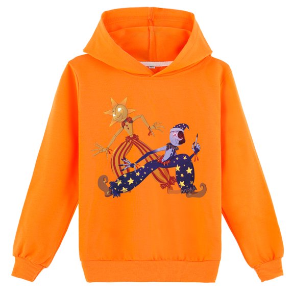 Sundrop and Moondrop Kids Spring Autumn Pullover Hoodies Long Sleeve Sweatshirt Tops for Children's Clothings