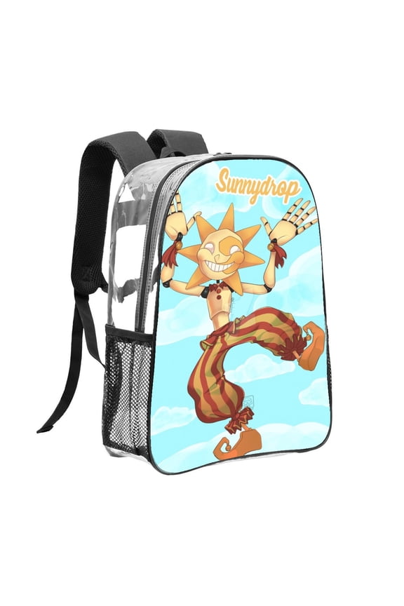 Sundrop boss Pattern Transparent Backpack Lightweight And fashionable Showcasing Personality And Leading The Trend