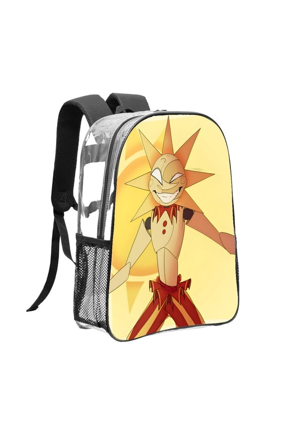 Sundrop boss Pattern Transparent Backpack Lightweight And fashionable Showcasing Personality And Leading The Trend