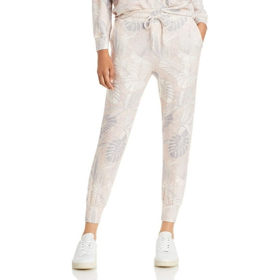 Sundry Womens Juniors Pockets Printed Jogger Pants