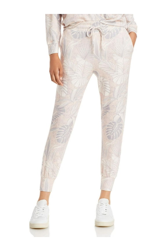 Womens Juniors Pockets Printed Jogger Pants