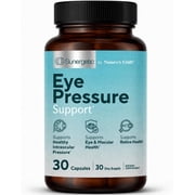 Sunergetic Eye Pressure Support Capsules, Eye Vitamins with Lutein and Zeaxanthin, 30 Count