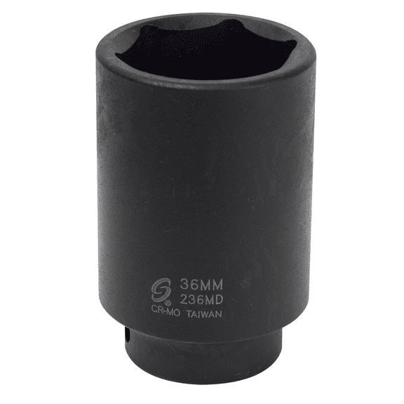 Sunex 1/2 in. Drive Deep Impact Socket, 36