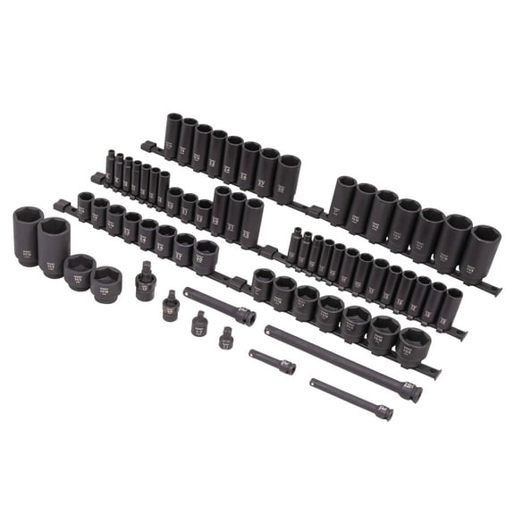 Sunex 1068 68 Piece Mixed Dr Master Impact Socket Set