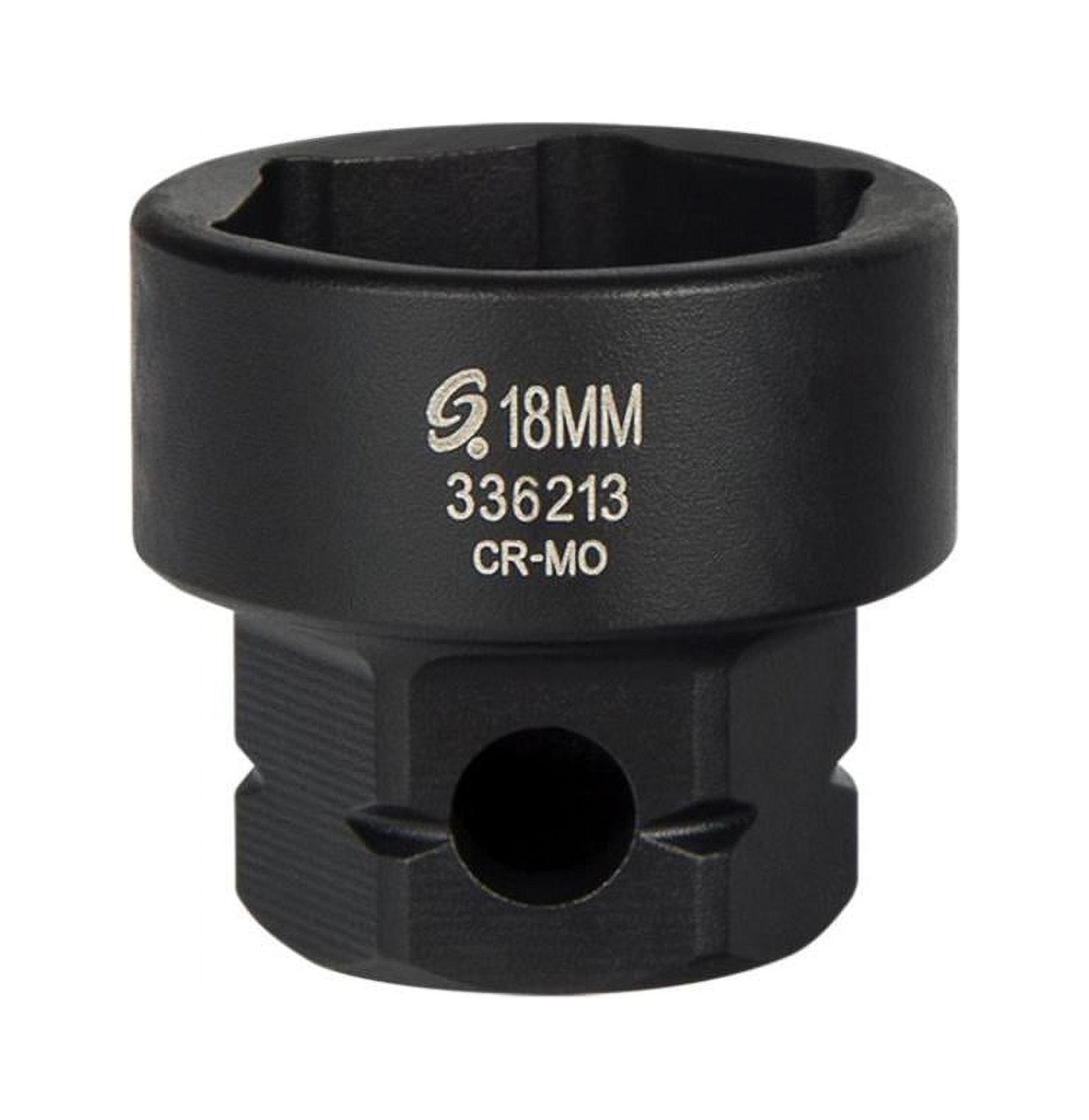 Sunex 18 Mm 3/8 In. Drive 6 Pt Low Profile Impact Socket Hex Shank ...