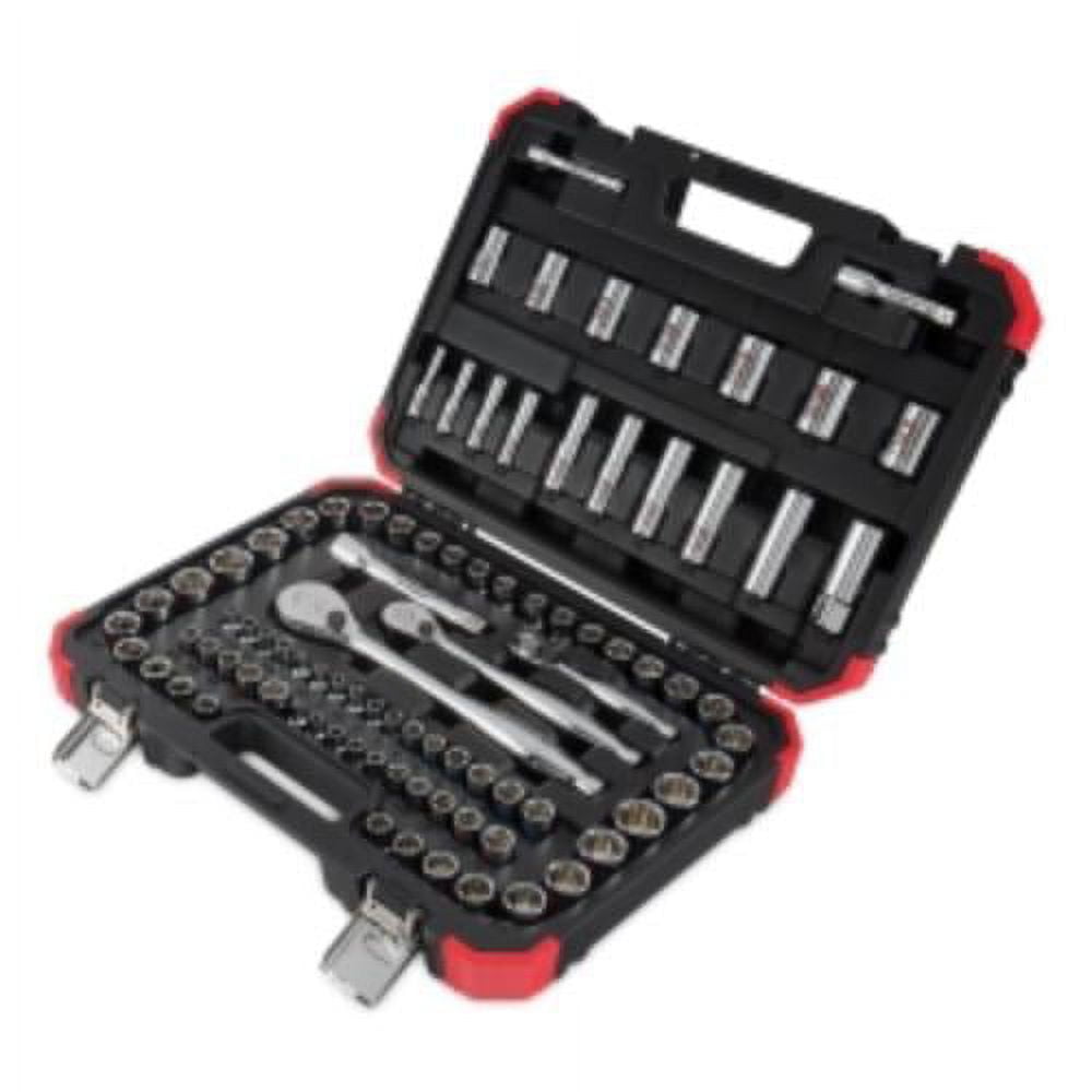 Sunex 1889 Tools 89-piece 1/4 In., 3/8 In., 1/2 In. Drive Chrome Socket Set