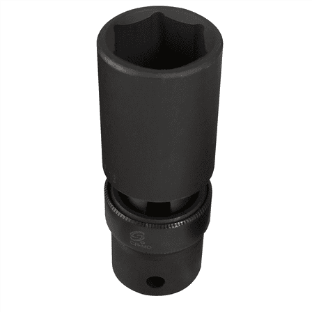 Sunex 221UMD 1/2" Drive 6-Point Deep Universal Impact Socket 21mm
