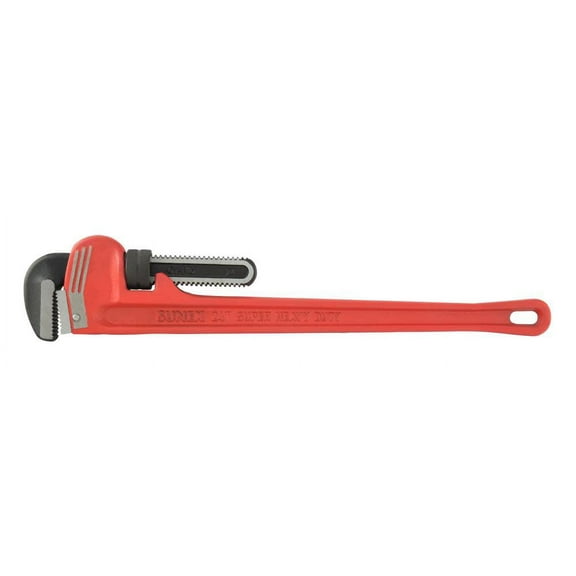 Sunex 24 In. Aluminum Super Heavy Duty Pipe Wrench, Phosphates Jaws