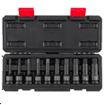 thumbnail image 1 of Sunex 2638 10pc 1/2" Drive Fractional SAE Fractional Impact Hex Driver Set, 1 of 3