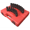 thumbnail image 1 of Sunex 2855 15 Piece 1/2" Drive 12 Point Metric Universal Impact Socket Set, 1 of 3