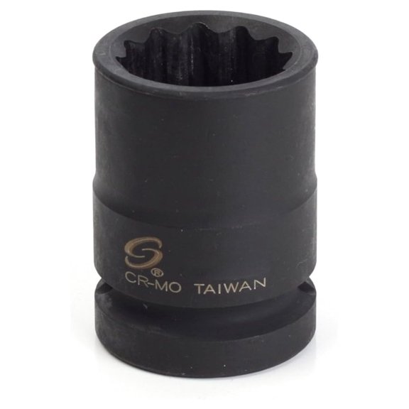 Sunex 3/4" Drive 13/16" 12-Point Impact Socket - Thin Wall, 426ZT - Forged Molybdenum Steel, Durable Socket Wrench Set, Automotive Repair Tool