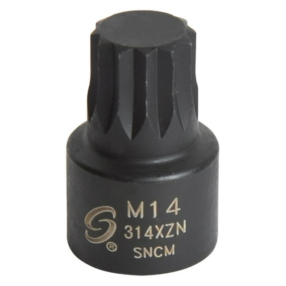 Sunex 3/8" Drive M14 Stubby Triple Square Impact Socket