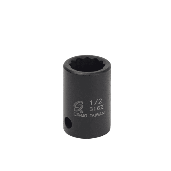 Sunex 3/8 in. Drive 12-Point 1/2 in. Impact