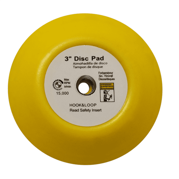 Sunex 3 in. Hook and Loop Pad w/ 5/16 in. -