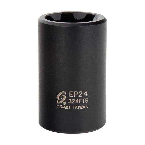 Sunex Ep24 3/8 In. Drive Inverted Star Plus Impact Socket