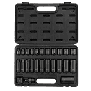 Sunex 3326 25pc 3/8" Dr 12-Point Master Fractional SAE Impact Socket Set