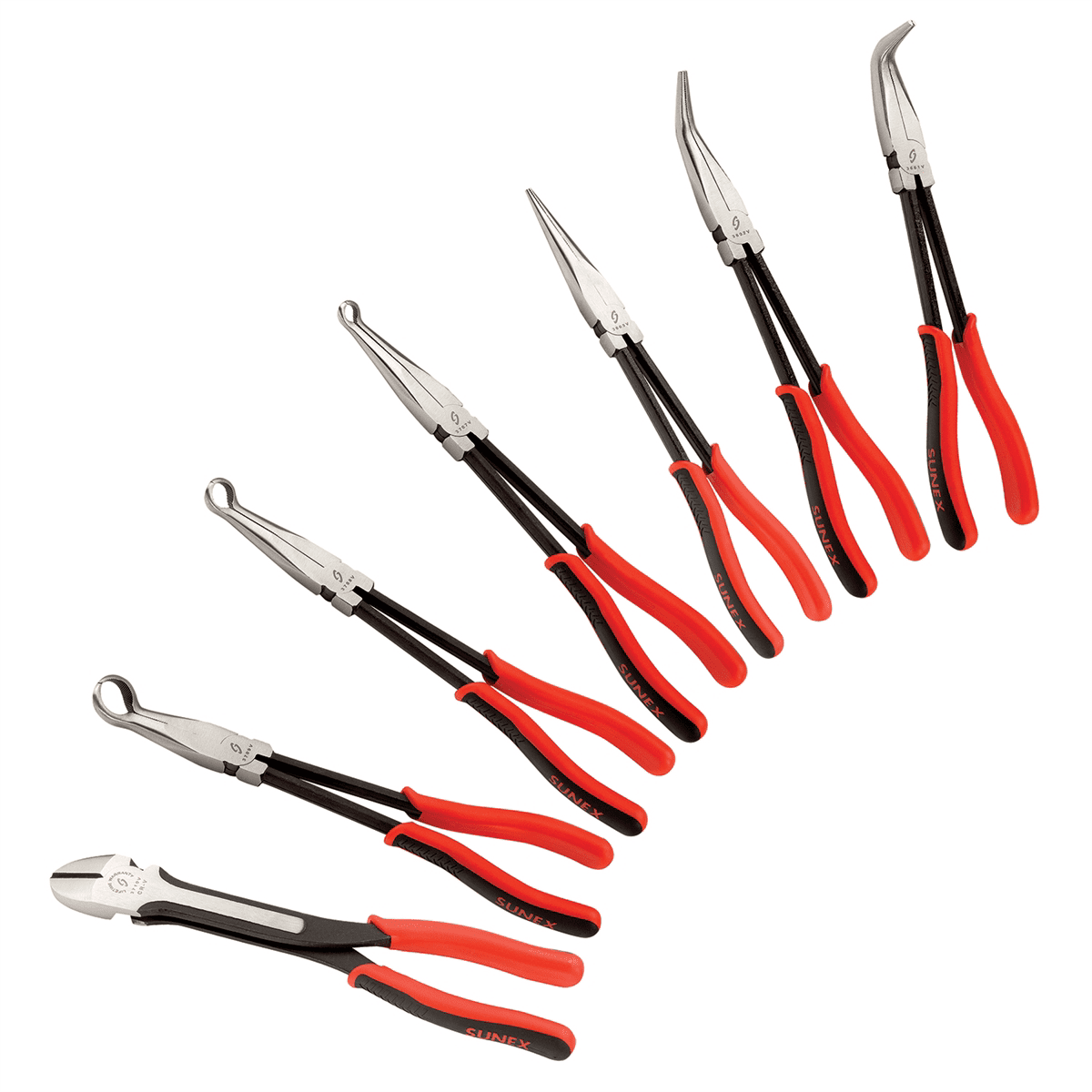 Sunex 3613V 7 Pc. 11" Long Reach Pliers Set