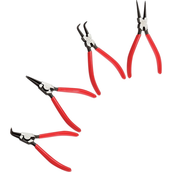Sunex 3614V Durable Self-Opening  Spring Snap Ring Pliers Set - 4pc