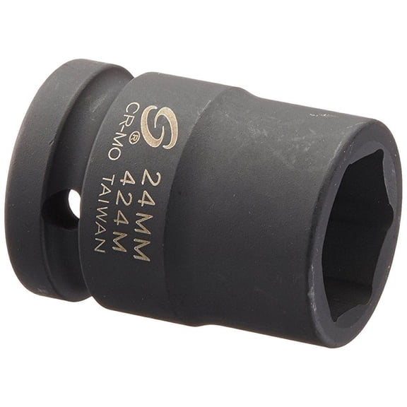 Sunex 424m 3/4-Inch Drive 24-Mm Impact Socket