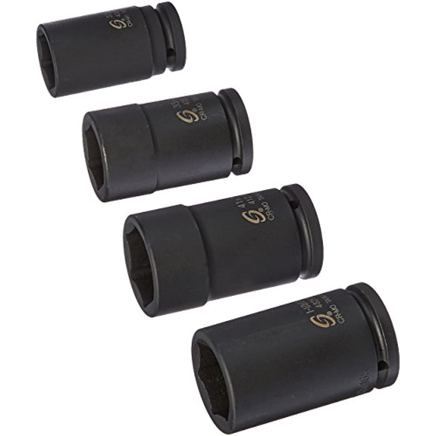 Sunex 4626 4-Piece 3/4 in. Drive Combination Budd Wheel Impact Socket Set