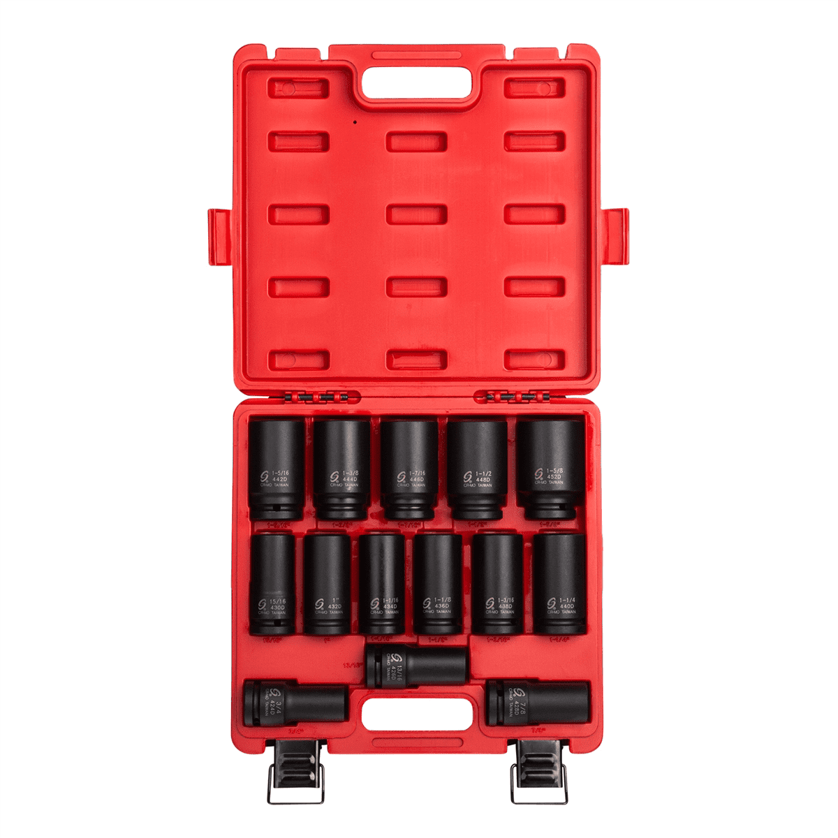 Sunex 4638 14-Piece 3/4" Drive Deep Impact Socket Set
