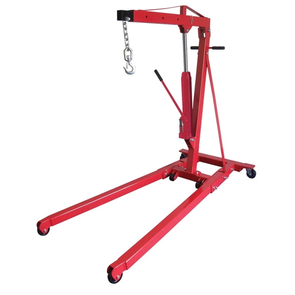 Sunex 5218 1.5 Ton Foldable Engine Crane with Rapid Rise