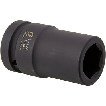 Sunex 536D 1" Drive Deep 6-Point Impact Socket 1-1/8"