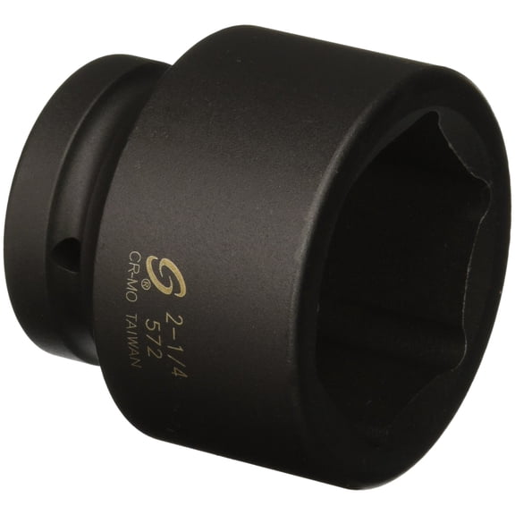 Sunex 572 Heavy Duty 1 Inch Drive Deep 6 Point Impact Socket Tool, 2-1/4 Inch