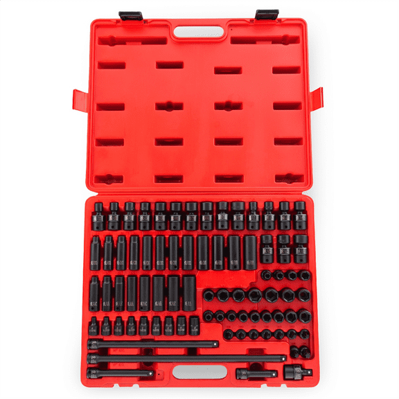 Sunex 80-Piece 3/8-Inch Drive Master Impact Socket Set